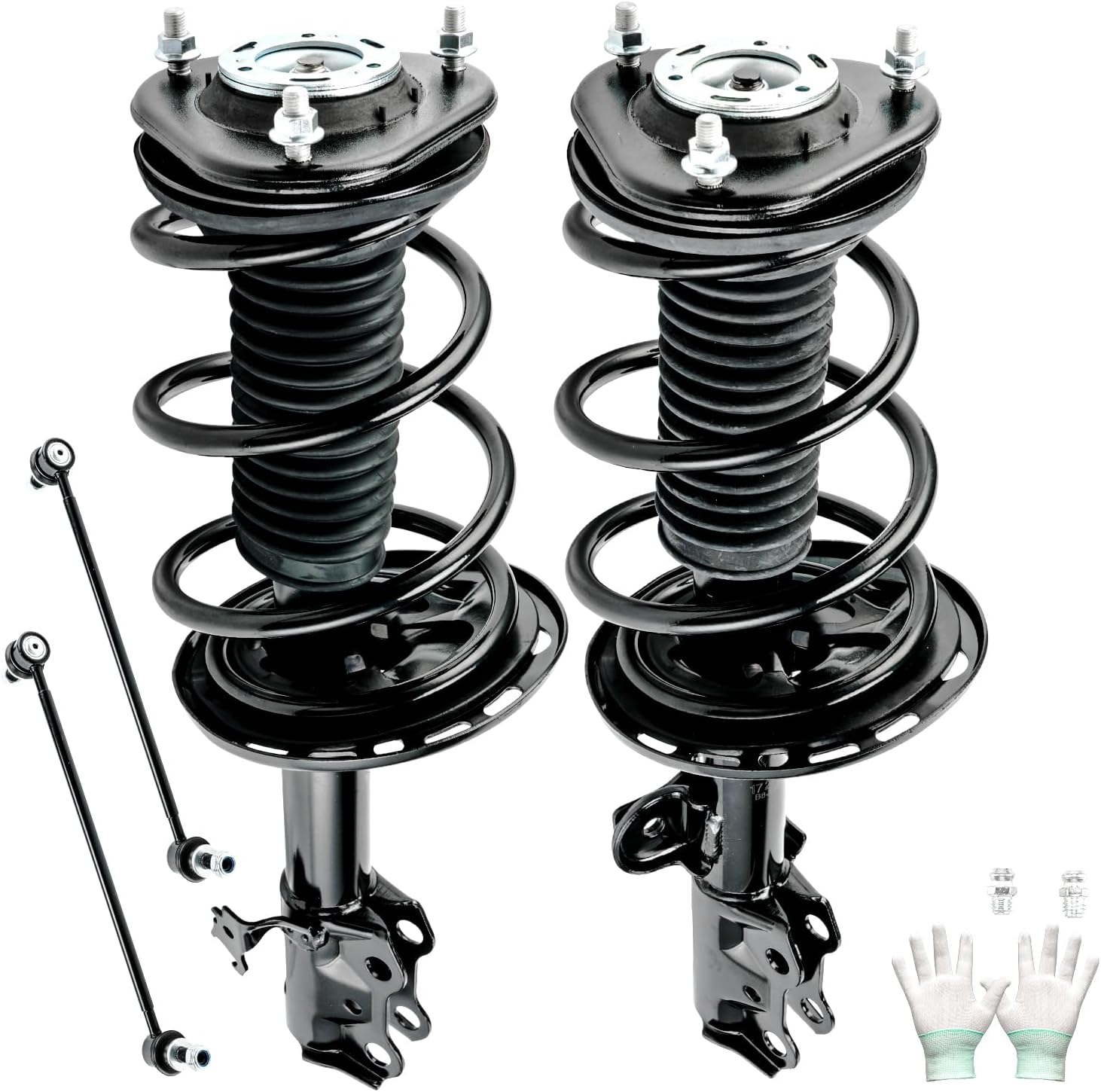 Torchbeam Front Shock Absorber and Struts,2 Stabilizer Sway Bar End Links Fit For Toyota RAV4 2006 2007 2008 2009 2010 2011 2012 172275 * 2