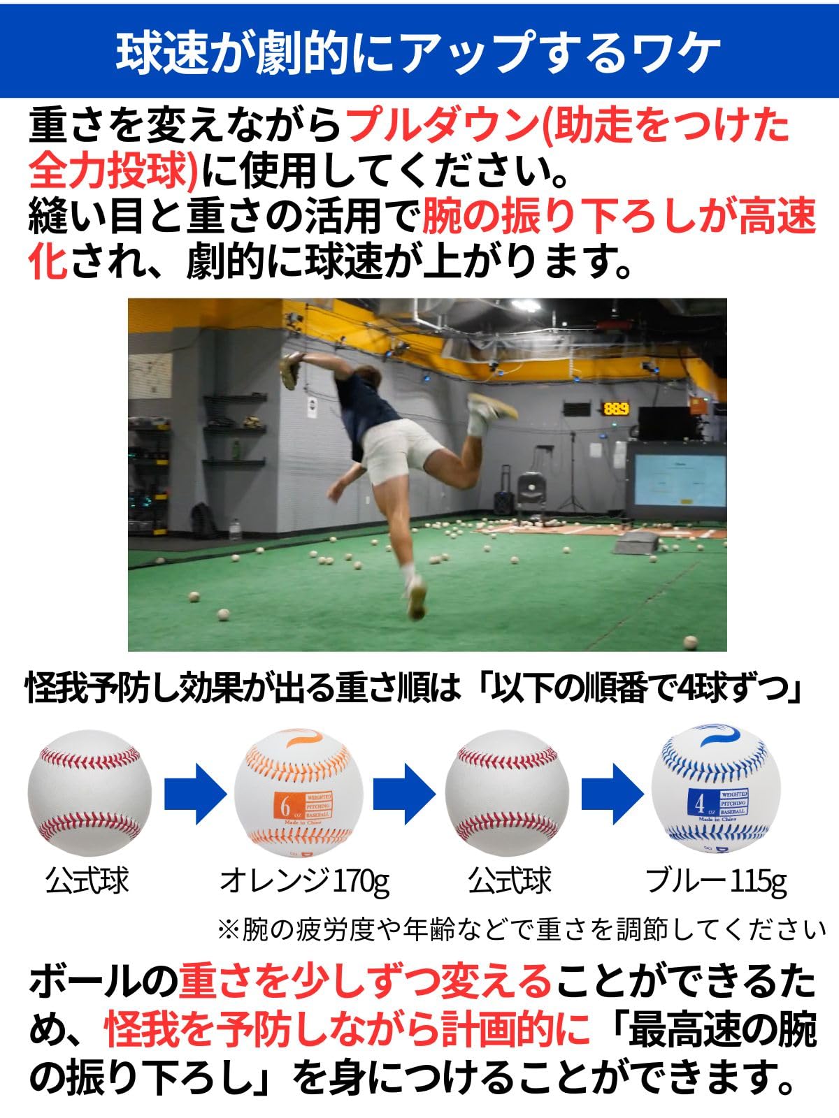 Amazon | Driveline Baseball レザーウェイトボール 6個セット MLB NPB