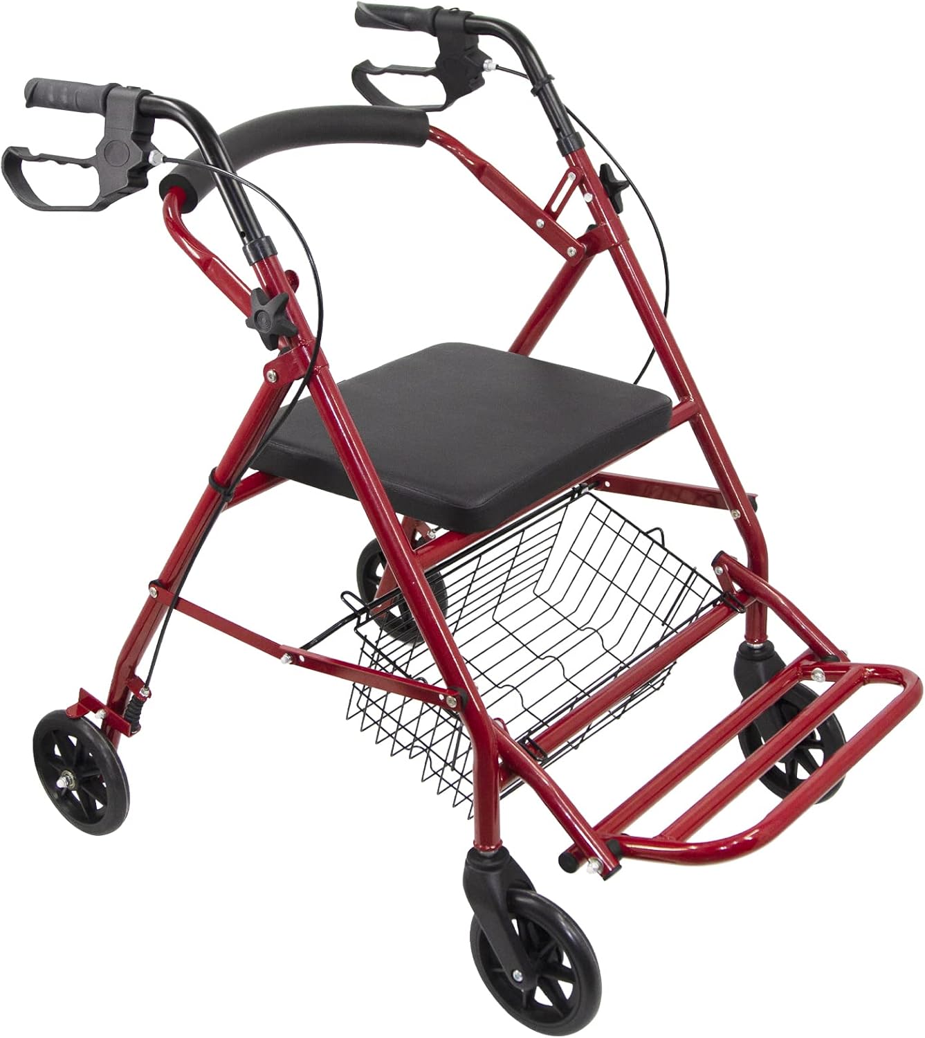OKSTENCK Rollator Walkers for Seniors, Folding Rollator Walker with