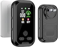 Vista 9 de Detector de humo y monóxido de carbono enchufable 4 en 1, batería de reserva integrada de 2000 mAh, pantalla HD