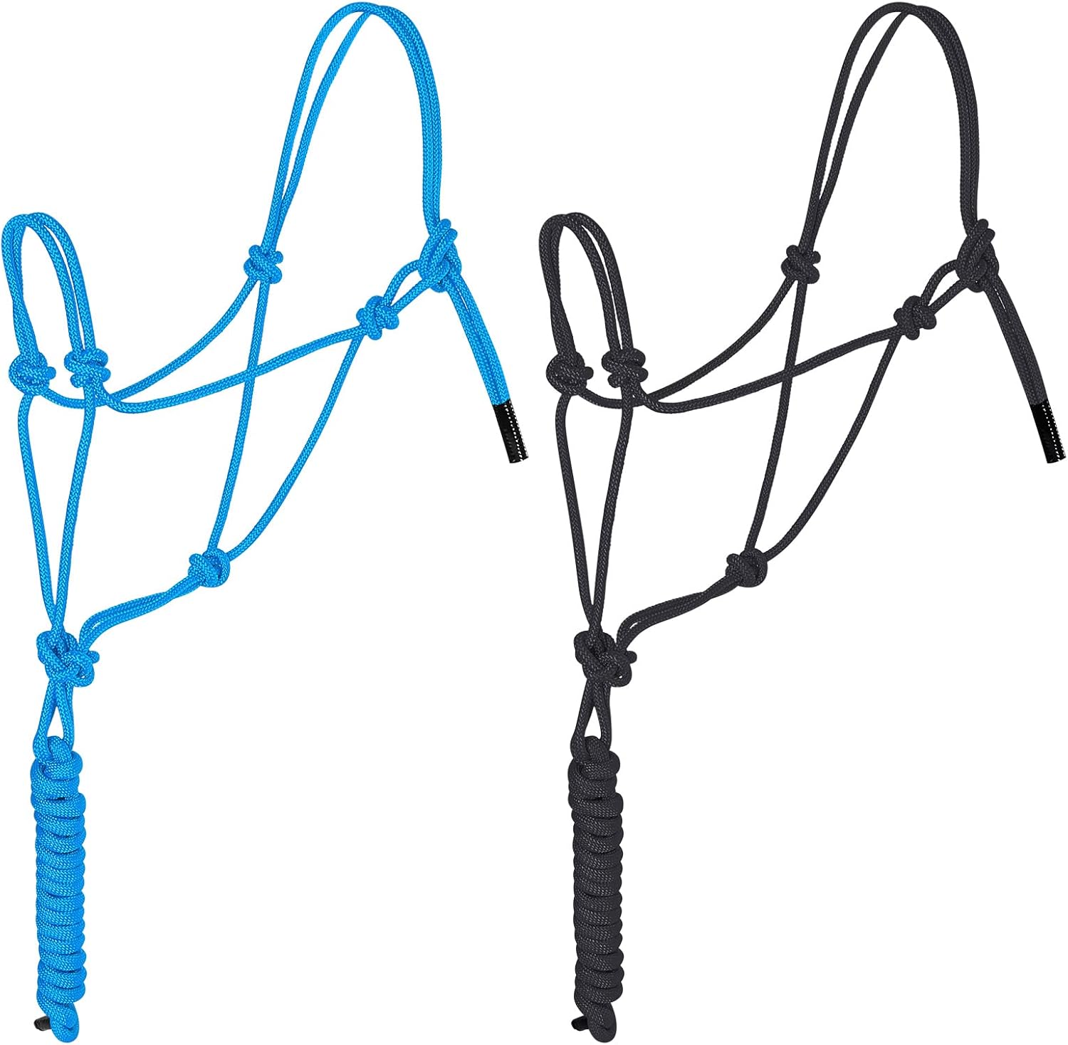 2 Pieces Horse Halters Training Rope Halters for Horses