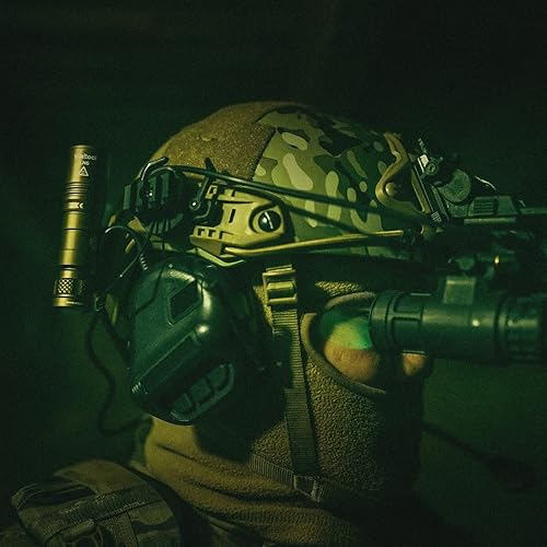 Miniatura 4 de Weltool Luz táctica para casco W35IRH IR, linterna de montaje en casco (FDE)