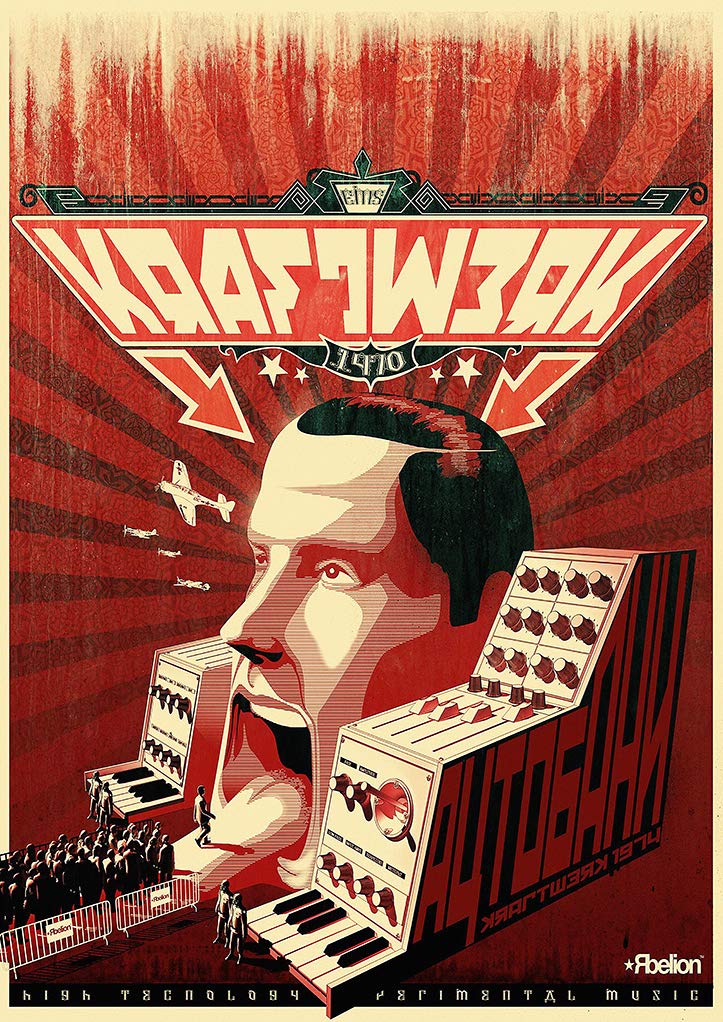 Black Kraftwerk #1 Vintage Rare Band Rock Posters Concert Tour Music - A4 A3 A2 - Quality Prints … (Not Framed, A4)