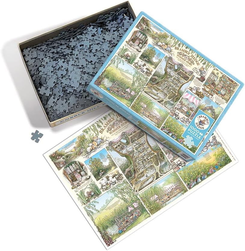 Miniatura 2 de Cobble Hill - Rompecabezas de 1000 piezas, historia de verano de Brambly Hedge, póster de muestra incluido