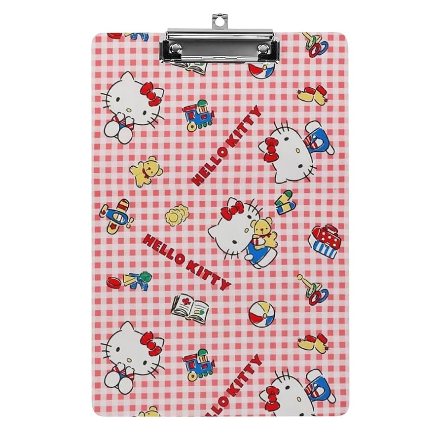 サンリオ　ハローキティ　レトロ　レア　 希少　キティちゃん　クリップボード ハローキティ クリップボード チェック 841144 いちご新聞 第2弾