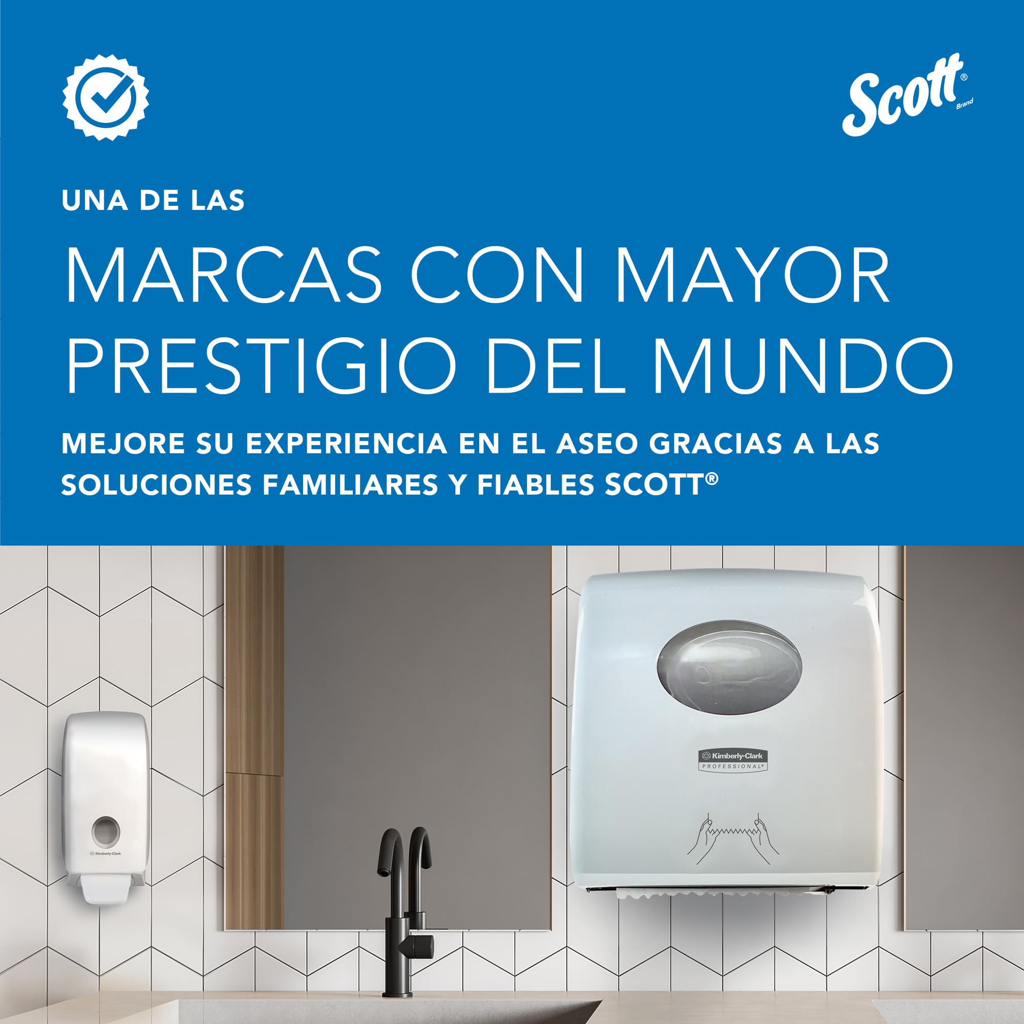 Scott Essential Gel de Manos en Espuma 6340, Color Rosa, Perfumado, 6 Recambios x 1 Litro (6 total)