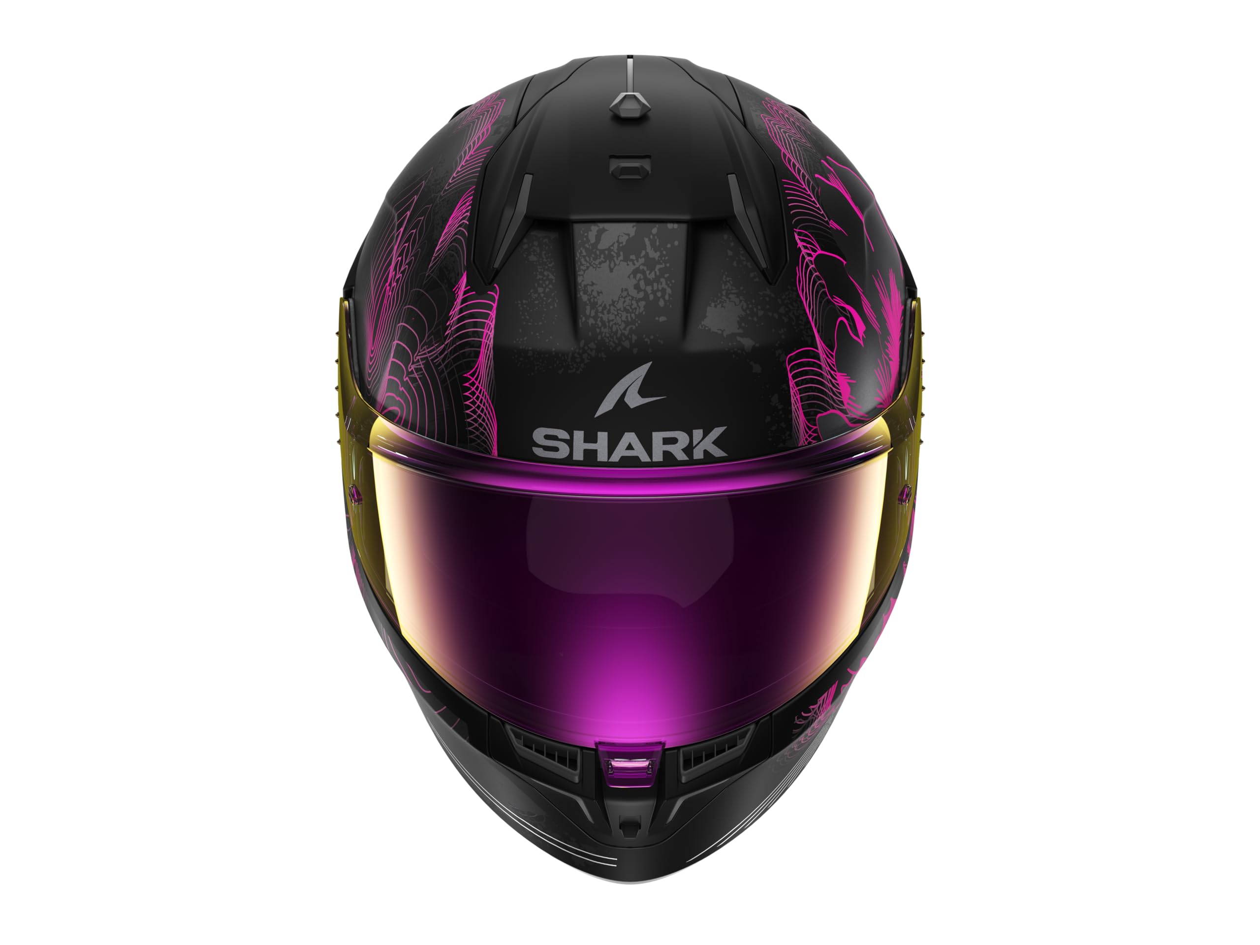 Shark, Casque moto intégral D-SKWAL 3 MAYFER Mat Noir/Rose, M, KVA