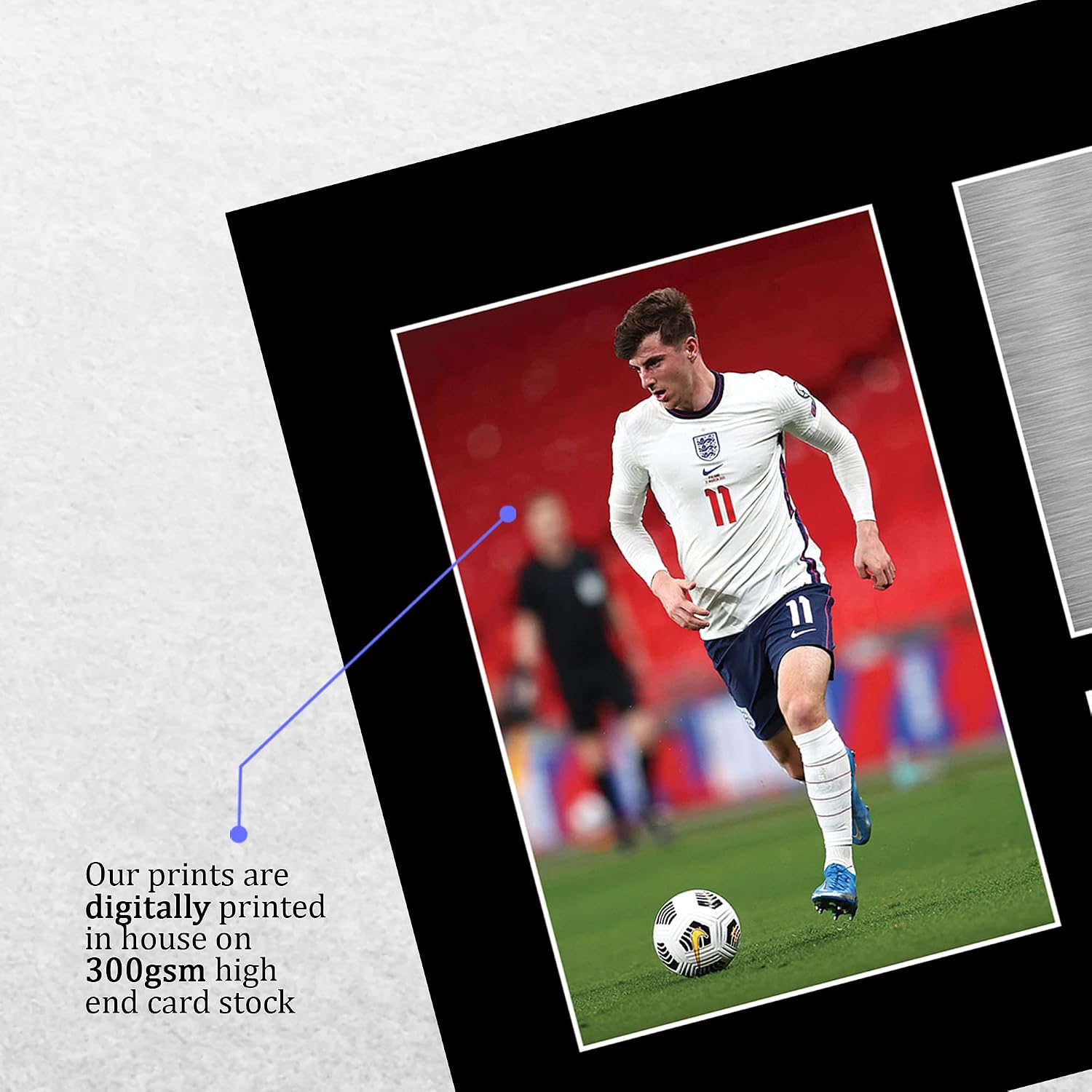 HWC Trading A4 Mason Mount England Gifts Printed Signed Autograph Picture for Football Fans and Supporters - Image 5