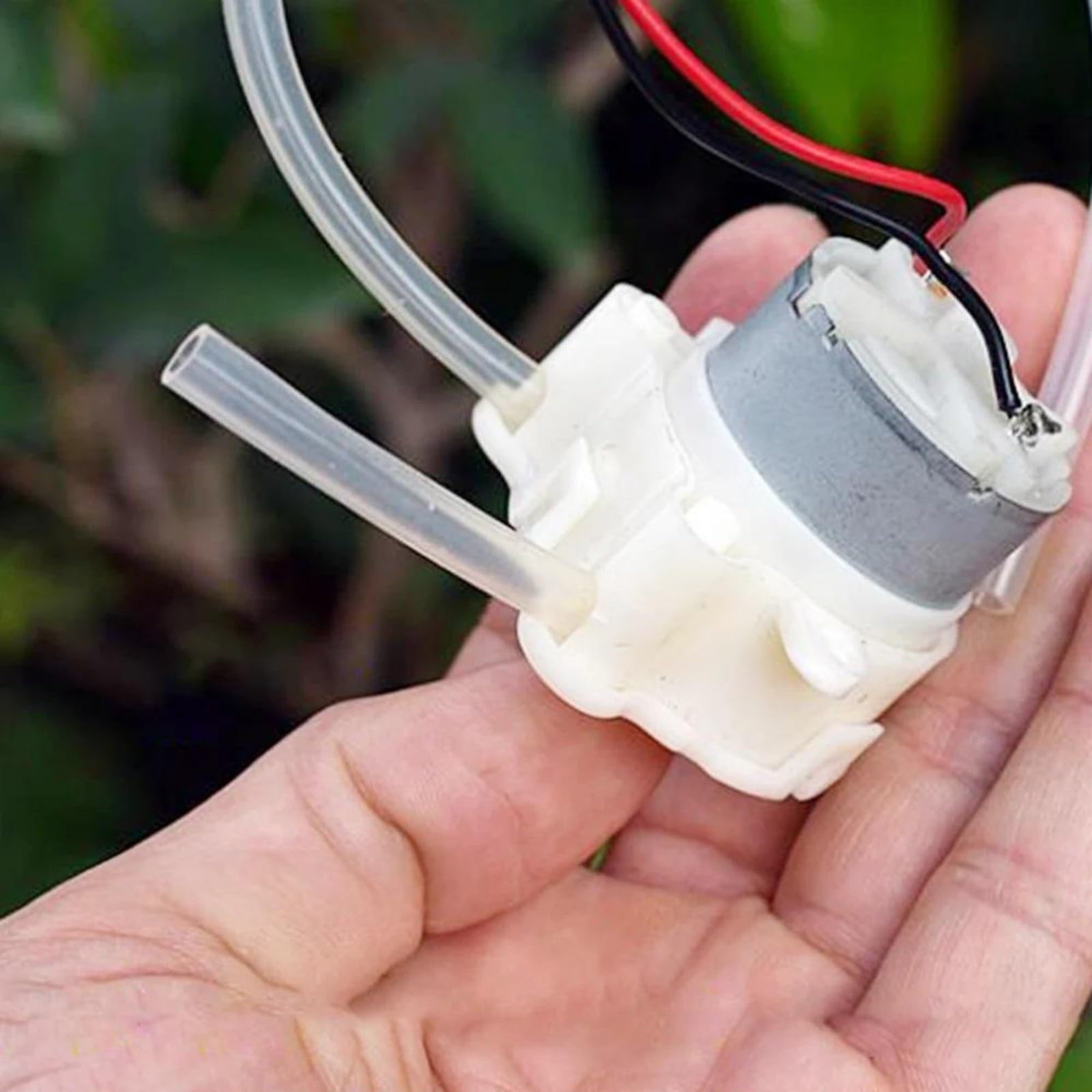3/5/10 pezzi DC 5/6V 500 Motore riduttore Pompa dosatrice Micro peristaltica Spazzola in metallo prezioso Acqua liquida Parte di riparazione(10PCS,Type B Punmp With cable)