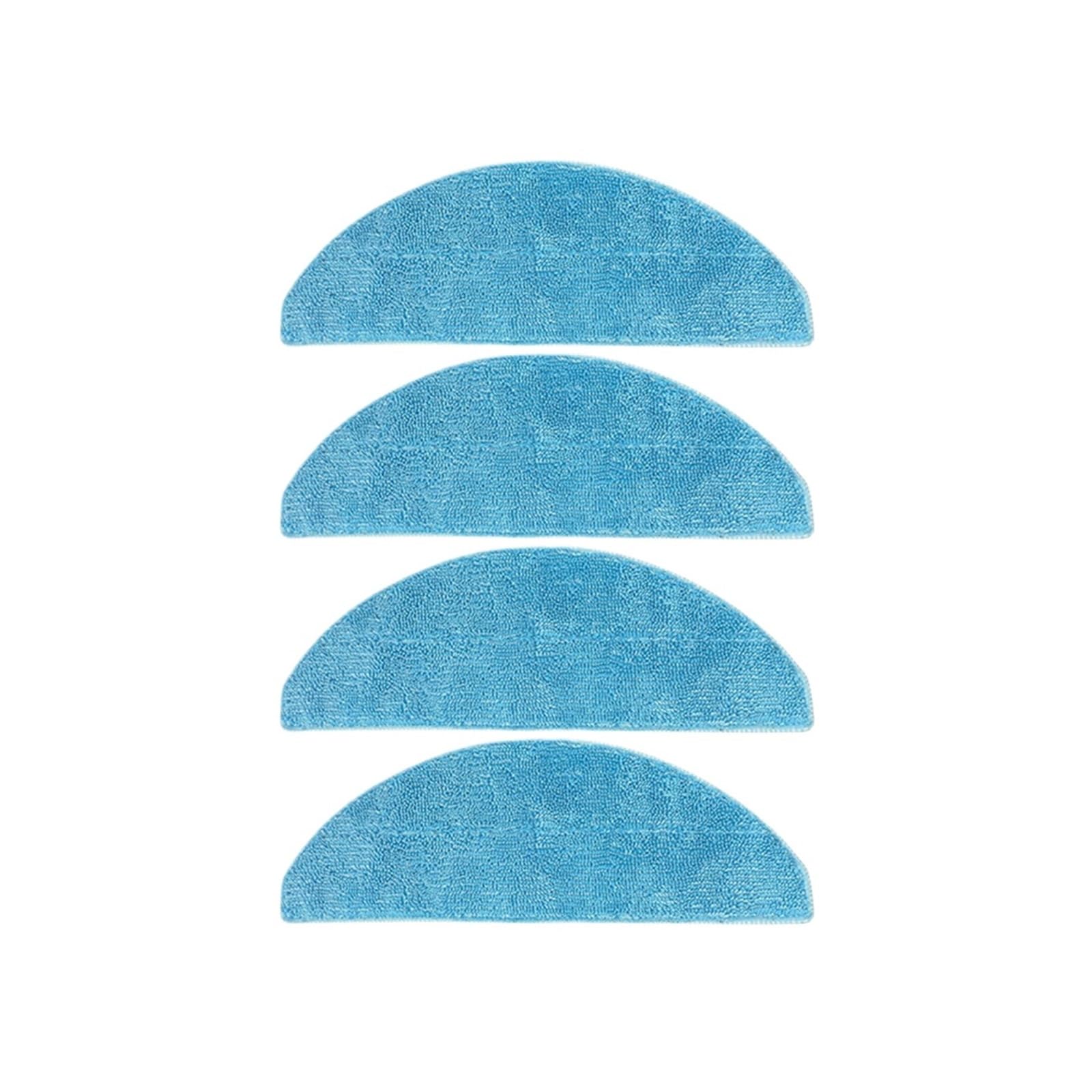 Mop Cloth Accessories,Compatible for Conga，7490 Immortal/8290 Immortal,Compatible for Kabum，Smart 900 Vacuum Cleaner Parts Replacement Kit(4pcs)
