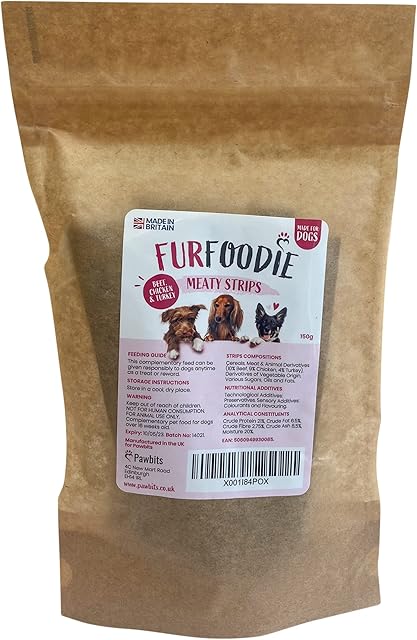 Meaty Strips for Dogs  High Protein Pack Of Delicious & Healthy Mixed Meat Dog Treats with Beef, Chicken, and Turkey  UK Manufactured Dog Chews Pawbits Furfoodie