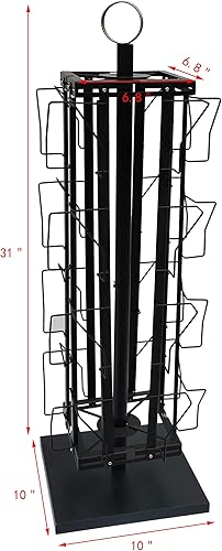 Miniatura 2 de FixtureDisplays® Estante ajustable para tarjetas de felicitación de 4 x 6 a 7 x 5 pulgadas, horizontal vertical. Tamaño del bolsillo: 4.5 a 9.9
