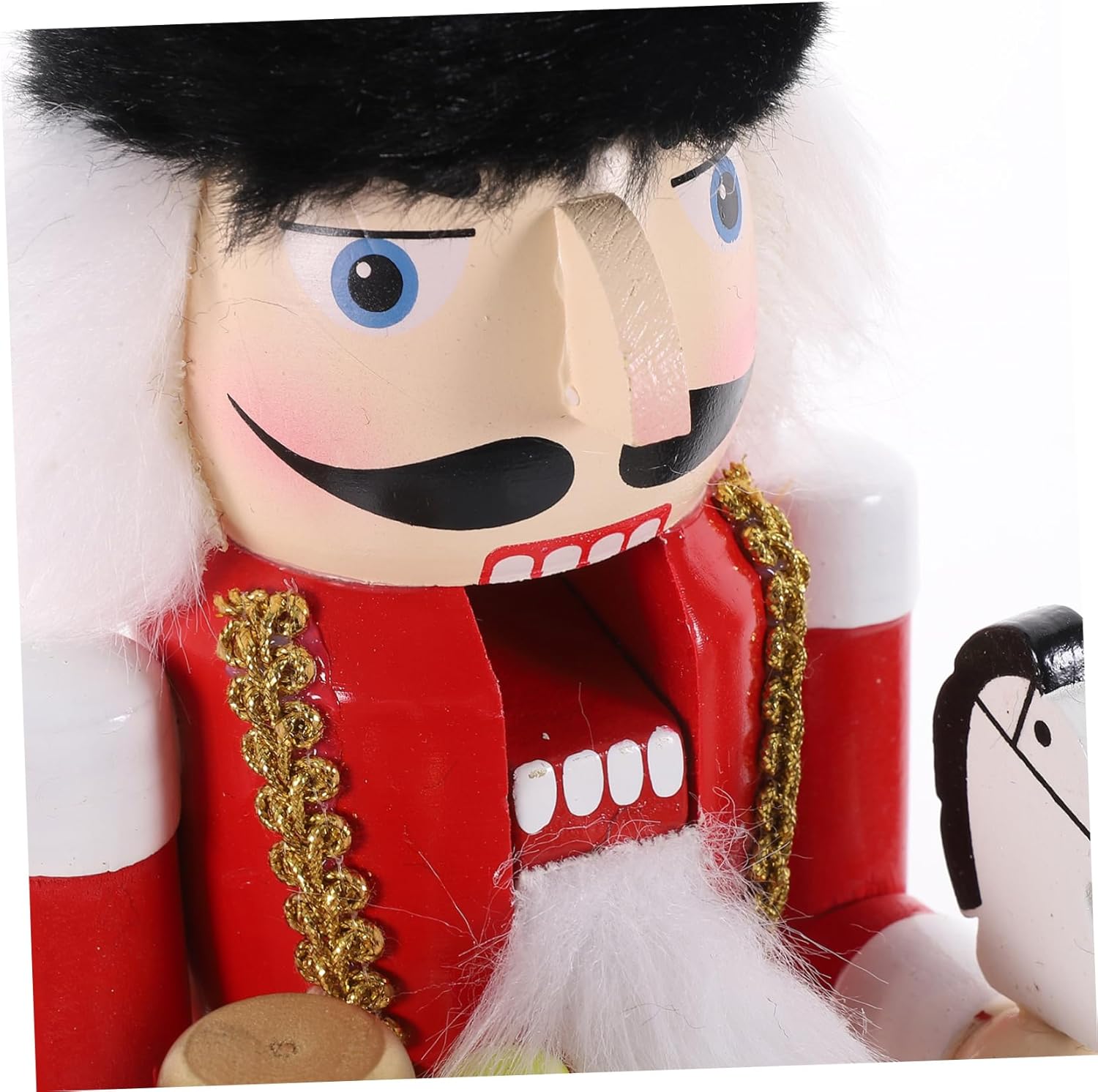 DECHOUS Unique Nutcracker Soldier Xmas Holiday Decoration Bright Nutcracker Figurine for Festive Tabletop Display Stocking Stuffer
