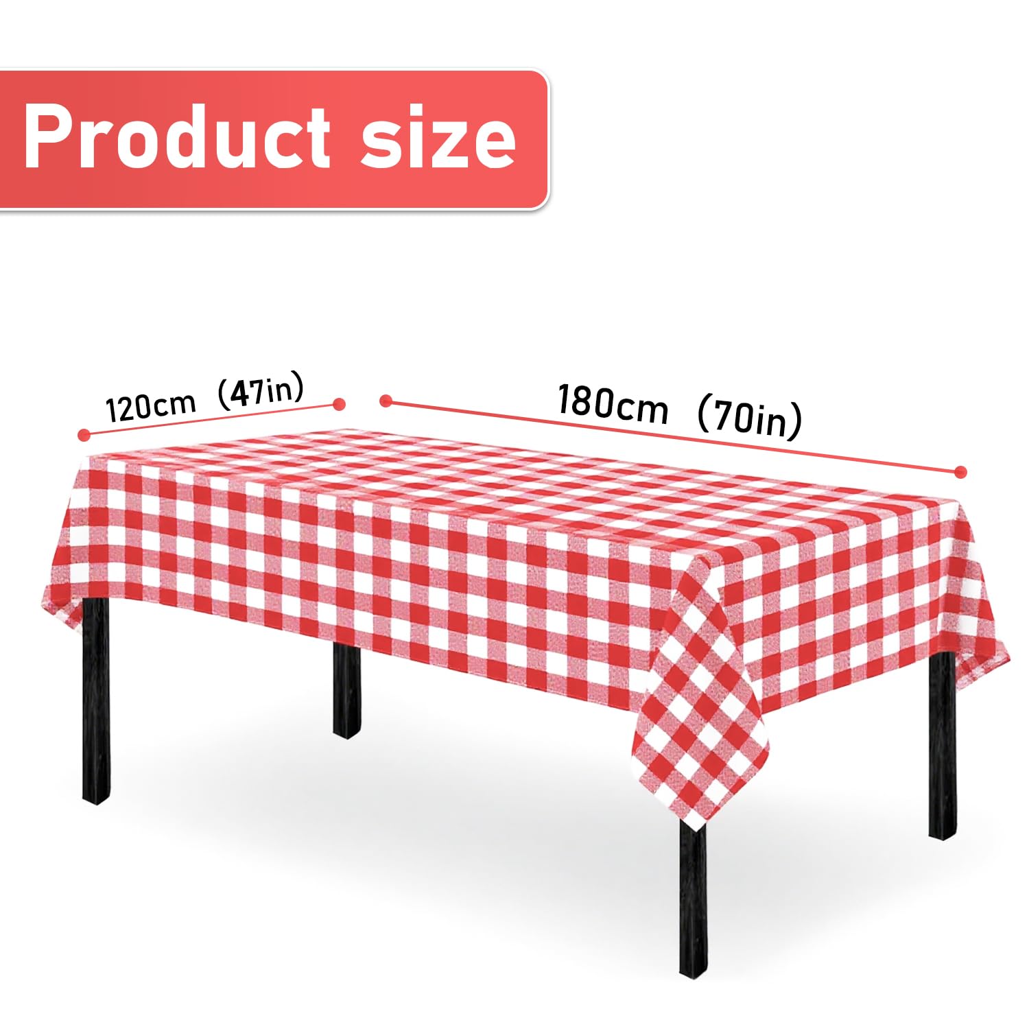 10 tovaglie usa e getta per feste, 120 x 180 cm, rettangolari, design opaco per matrimoni, facili da pulire per matrimoni, attività artigianali, pasti per bambini, sale di villaggio ed eventi