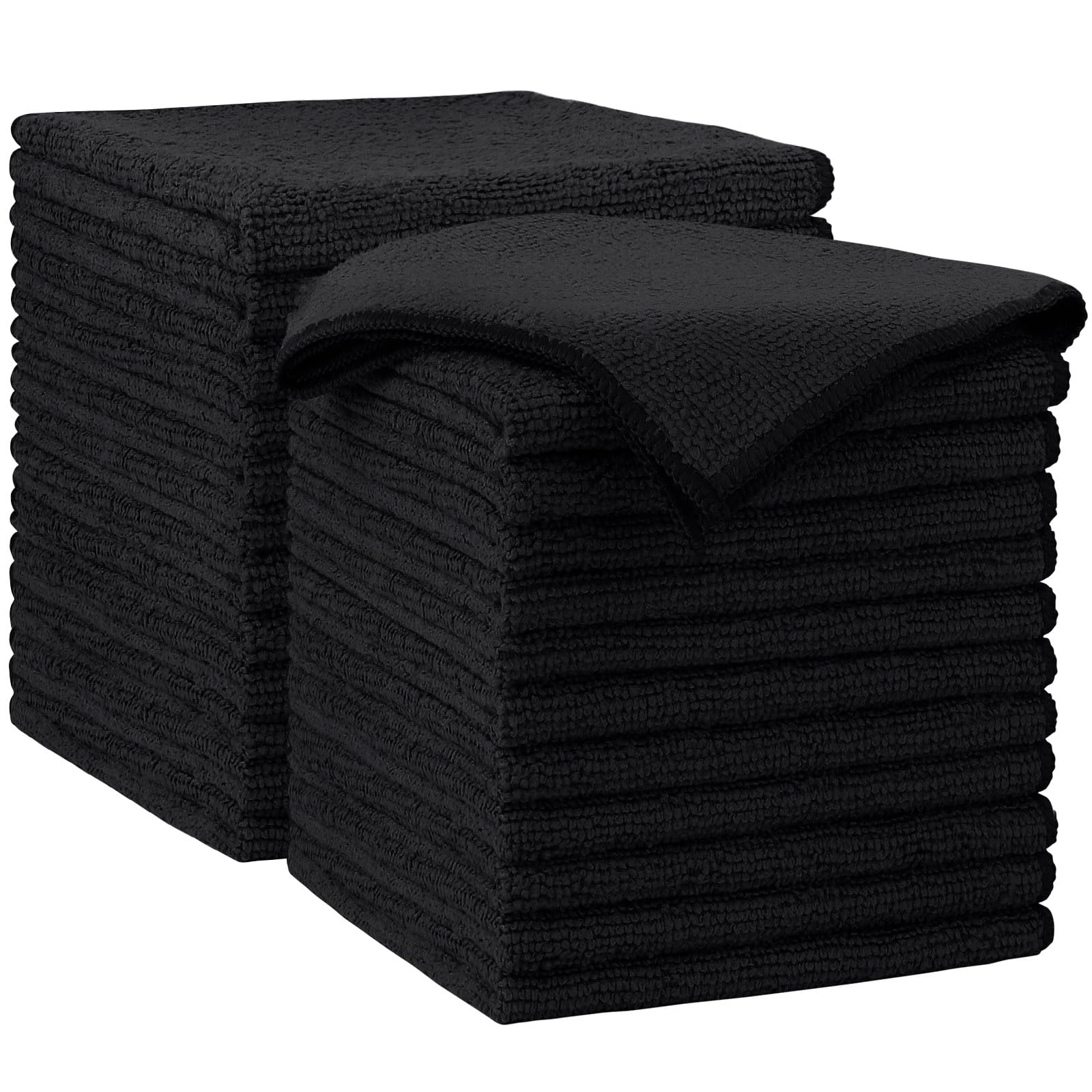 AIDEA Microfiber Cleaning Cloth-24PK, Soft Microfiber Towels for Cars, Absorbent Cleaning Rags, Lint-Free Streak-Free Wash Cloths for House, Kitchen,