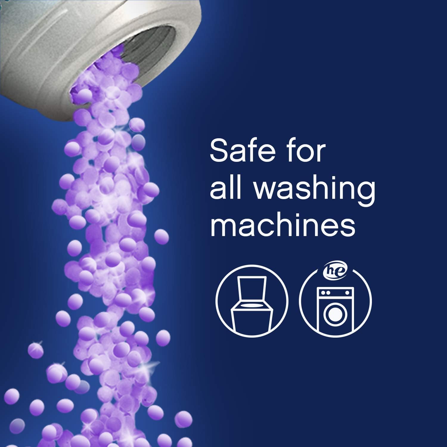 Downy Infusions Laundry Scent Booster Beads for Washer, Calm, Lavender & Vanilla Bean, 26.5 Ounce