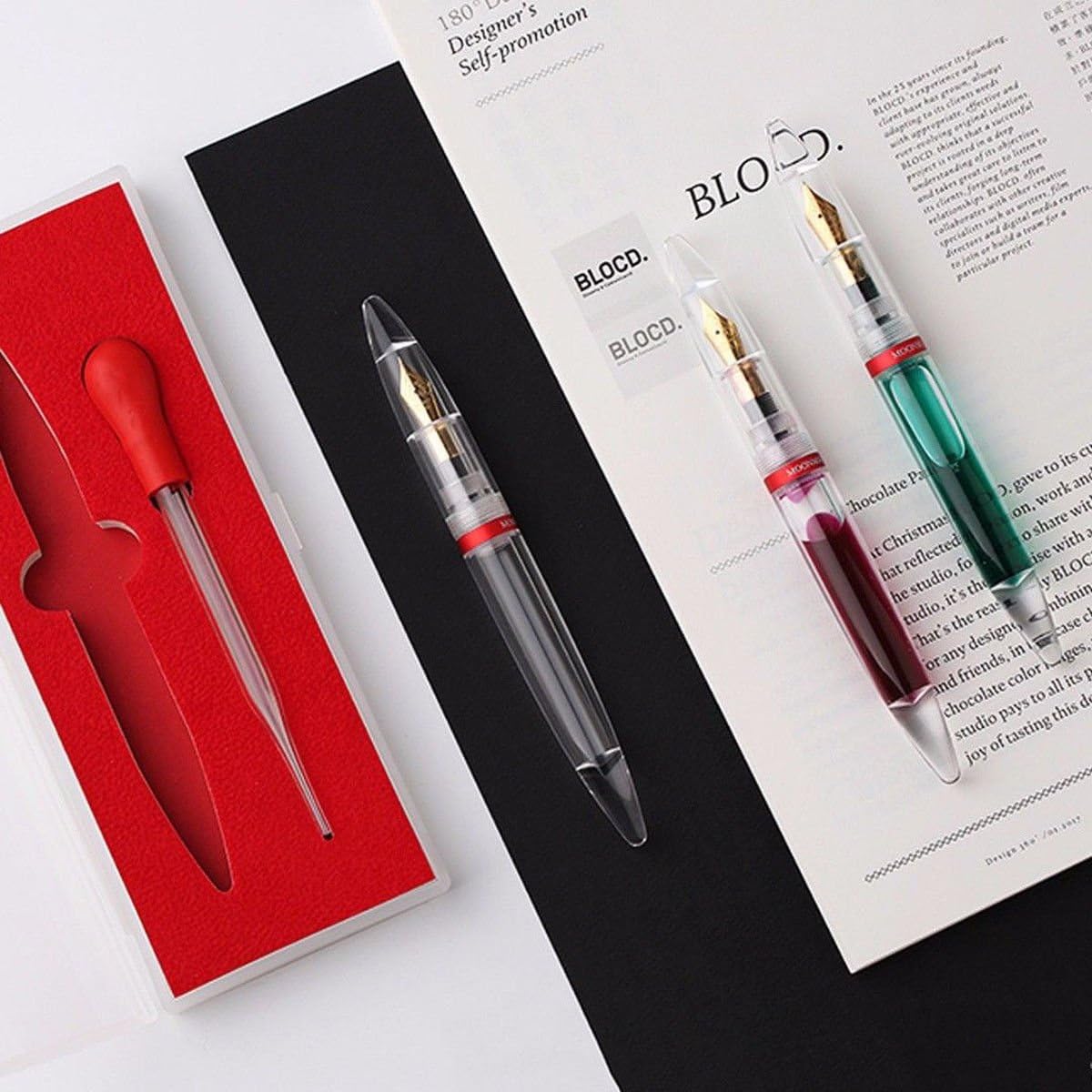 Moonman M2 Fountain Pen,Updated Lecai Fountain Pen, EF Nib