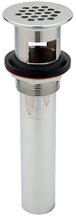 Zurn Z8743-8-PC - Solid Top, Open Grid P.O. Plugs with 8" Tailpiece