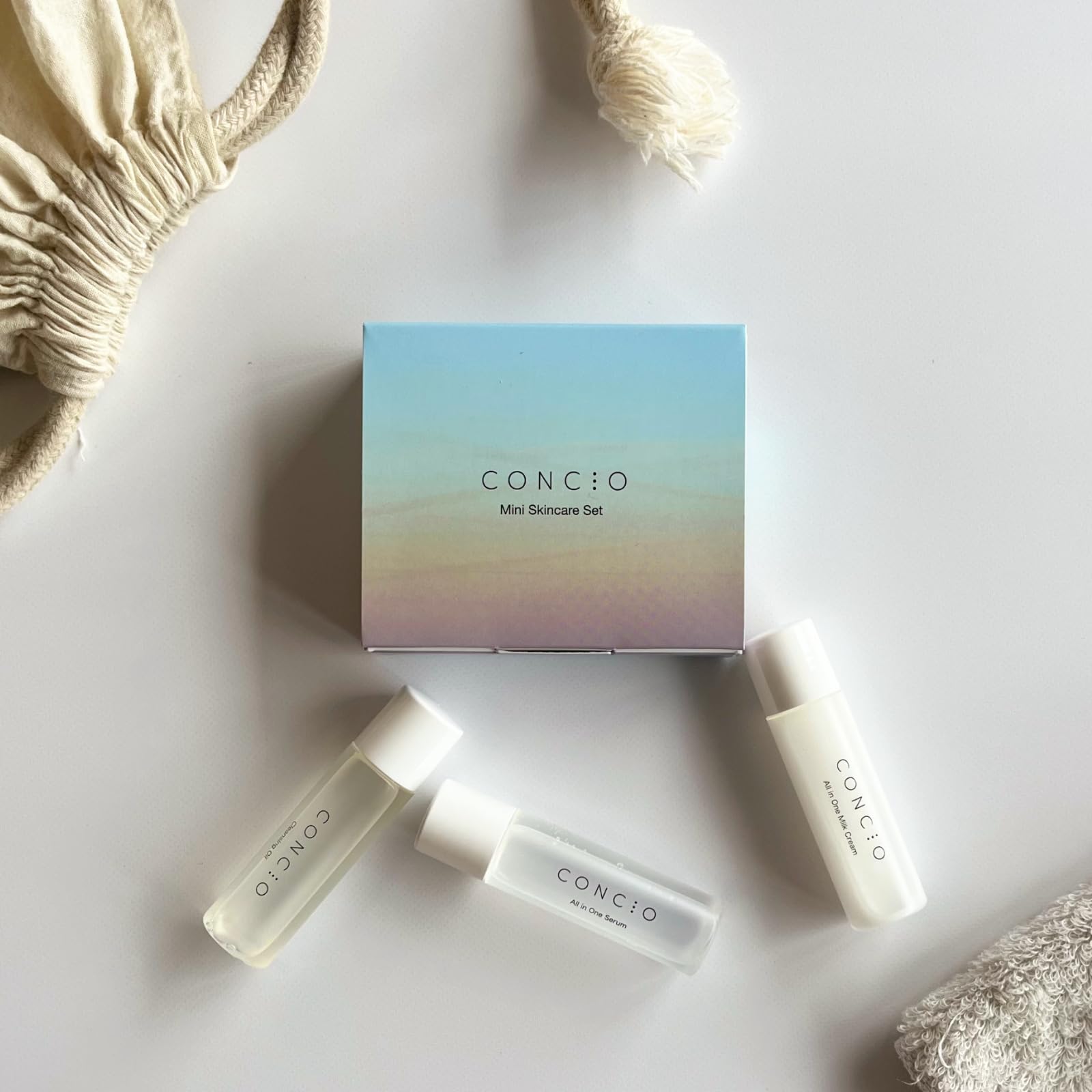 Amazon.co.jp: CONCIO ミニスキンケアセット 敏感肌のために2500成分を