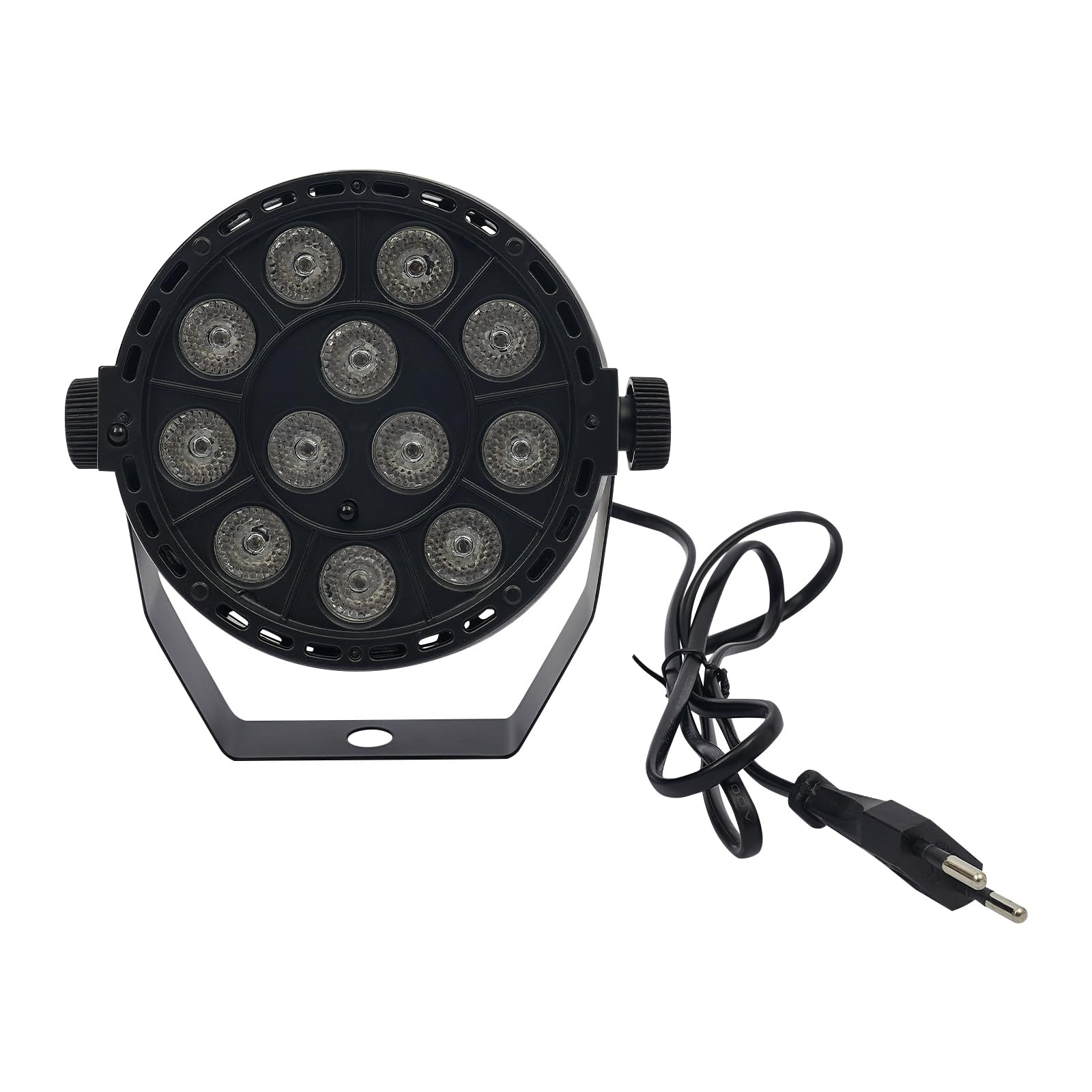 Faretto LED Par in 4 colori, 12 LED RGB, luce da palcoscenico, DMX e