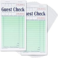 Vista 16 de [8000] Gorilla Supply Libro de Cheques para Huéspedes 3.4" x 5.04" Blocs de Notas de Servidor Libreta de Pedidos para Mesero y Mesera, Cheques