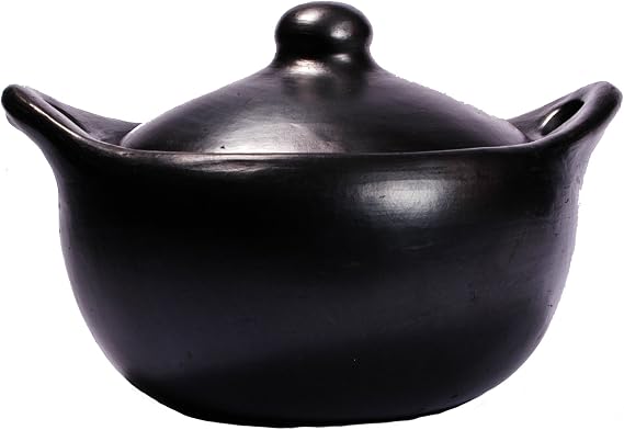 Ancient Cookware, Stew Chamba Clay Pot, Extra Small, 1.5 Quarts