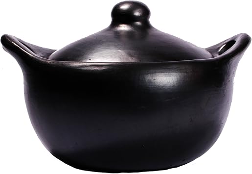 Ancient Cookware, Stew Chamba Clay Pot, Extra Small, 1.5 Quarts