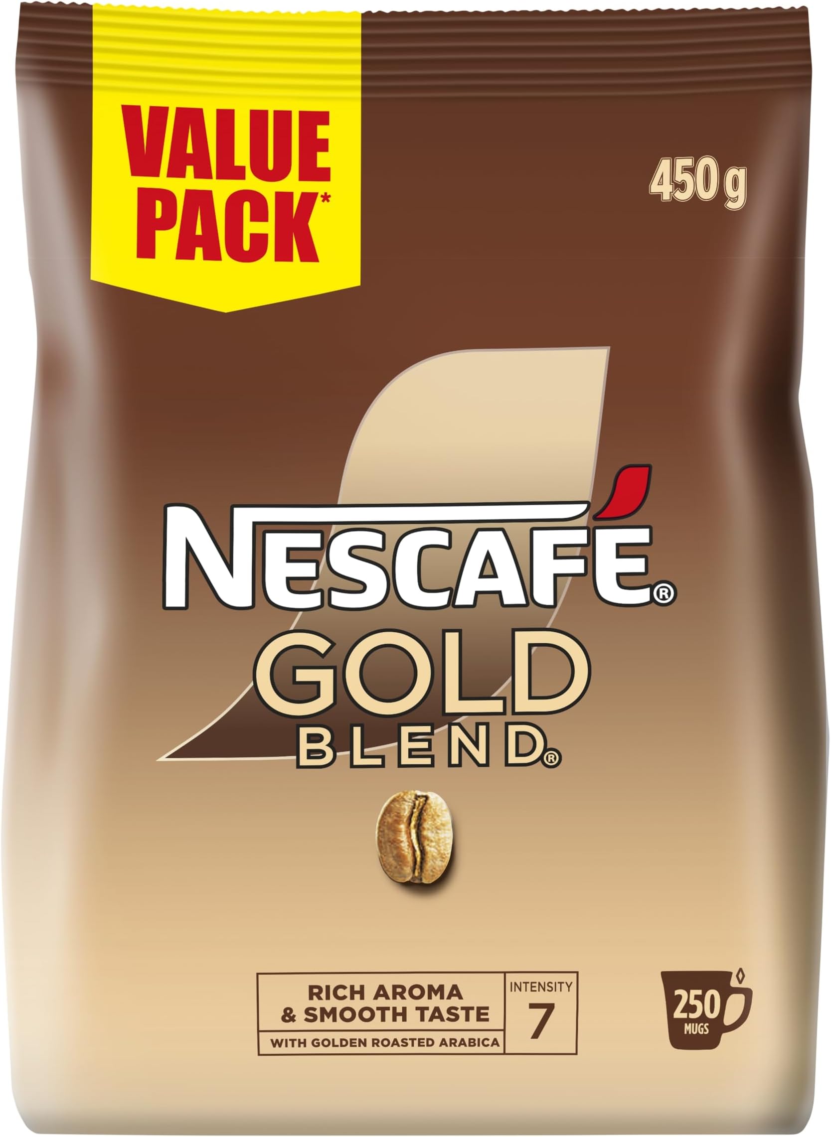 NESCAFร Gold Blend Instant Coffee Refill Pouch 450g