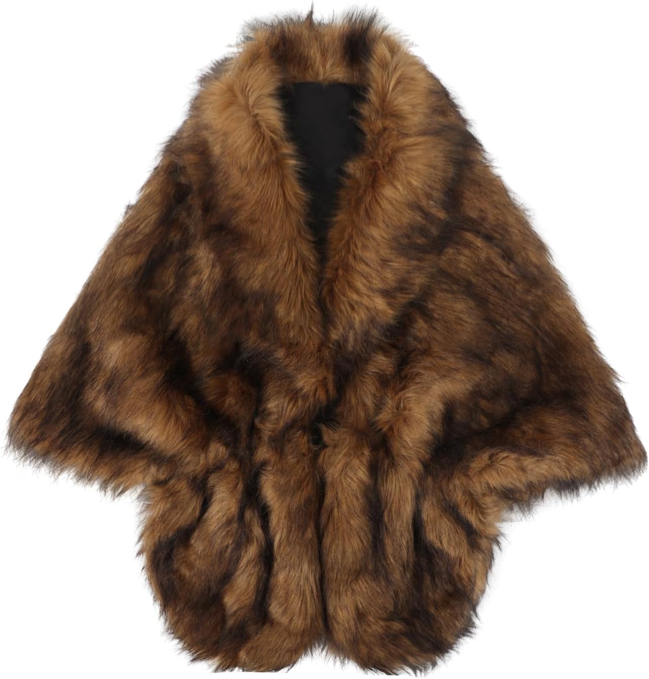 Women Faux Fur Shawl Bridal Wedding Fur Stole Cape 1920s Winter Cloak Warm Scarf Shoulder Wrap for Evening Dresses - Image 4