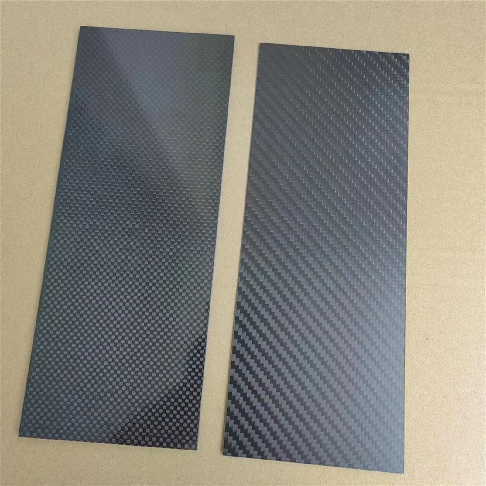 Kohlefaserplatte 1 Stück 100 mm x 250 3K-Carbonfaserplatten Carbon-Panel-Board 0,5 mm-5 Dicke Carbonfaser-Modellmaterial(4.0mm twill glossy)