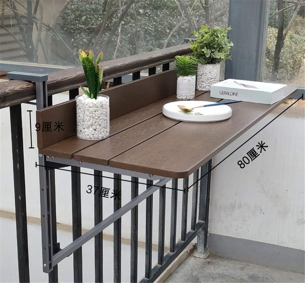 balcony railing hanging table