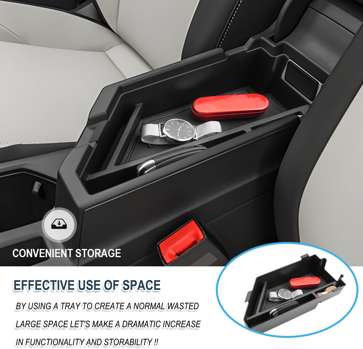 2025 2026 Jetta Center Console Organizer for VW Jetta Sedan Accessories Middle Console Organizer Compatible with 2020 2021 2022 2023 2024 2025 2026 VW Volkswagen Jetta S/SE/SEL/Sport