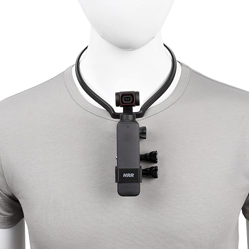Soporte de montaje de cuello compatible con DJI Pocket 2 y DJI Osmo Pocket 1, con brazo de extensión de marco, soporte de pecho POV para disparo de