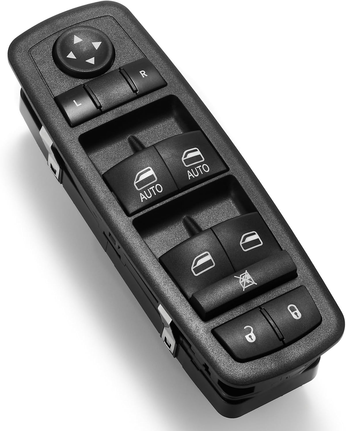 Power Window Switch 11 Pins,2 Auto for 2015-2017 Chrysle 200, 2015-2022 Cherokee Master Window Button Control Front Driver Side Door Lock Switch 68271206AA, 68271206AB 1S14266 (NO Folding Mirrors)