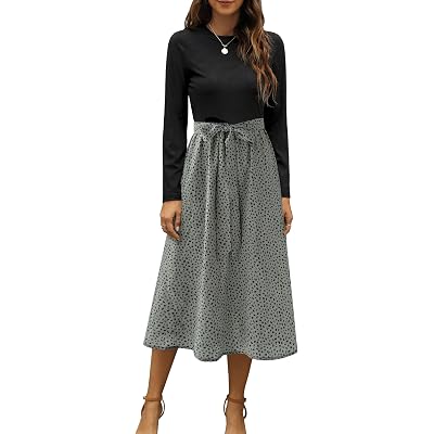 Zattcas Women 2026 Summer Dress Short Sleeve Ribbed Teacher Church Modest Business Casual Work Outfits Midi Dress