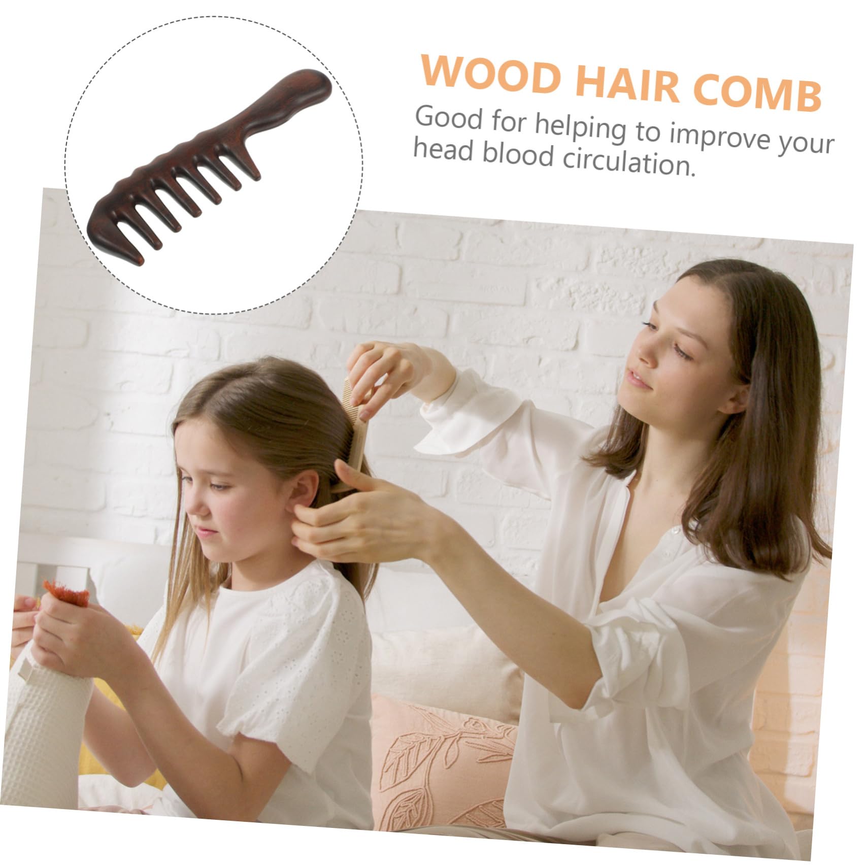 FRCOLOR 3 Piezas Peine De Masaje De Grandes Peine Afro De Pelo De Cepillo Para El Pelo Enderezar El De De Algodón De s Rojo