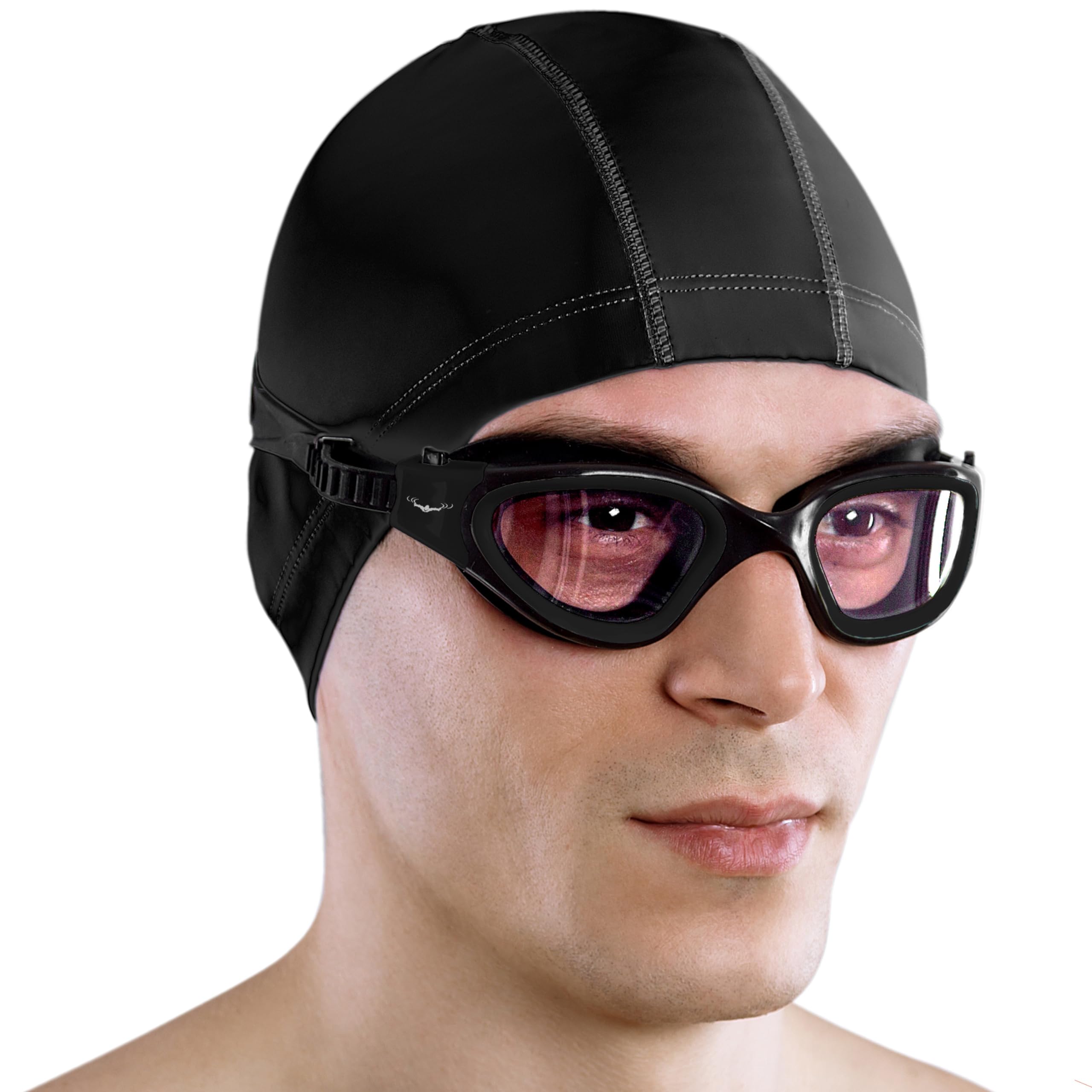 AqtivAqua Occhialini da Nuoto, DX Vista Ampia Occhiali da Piscina per Adulti Uomini Donne, Antiappannanti e Senza Perdite