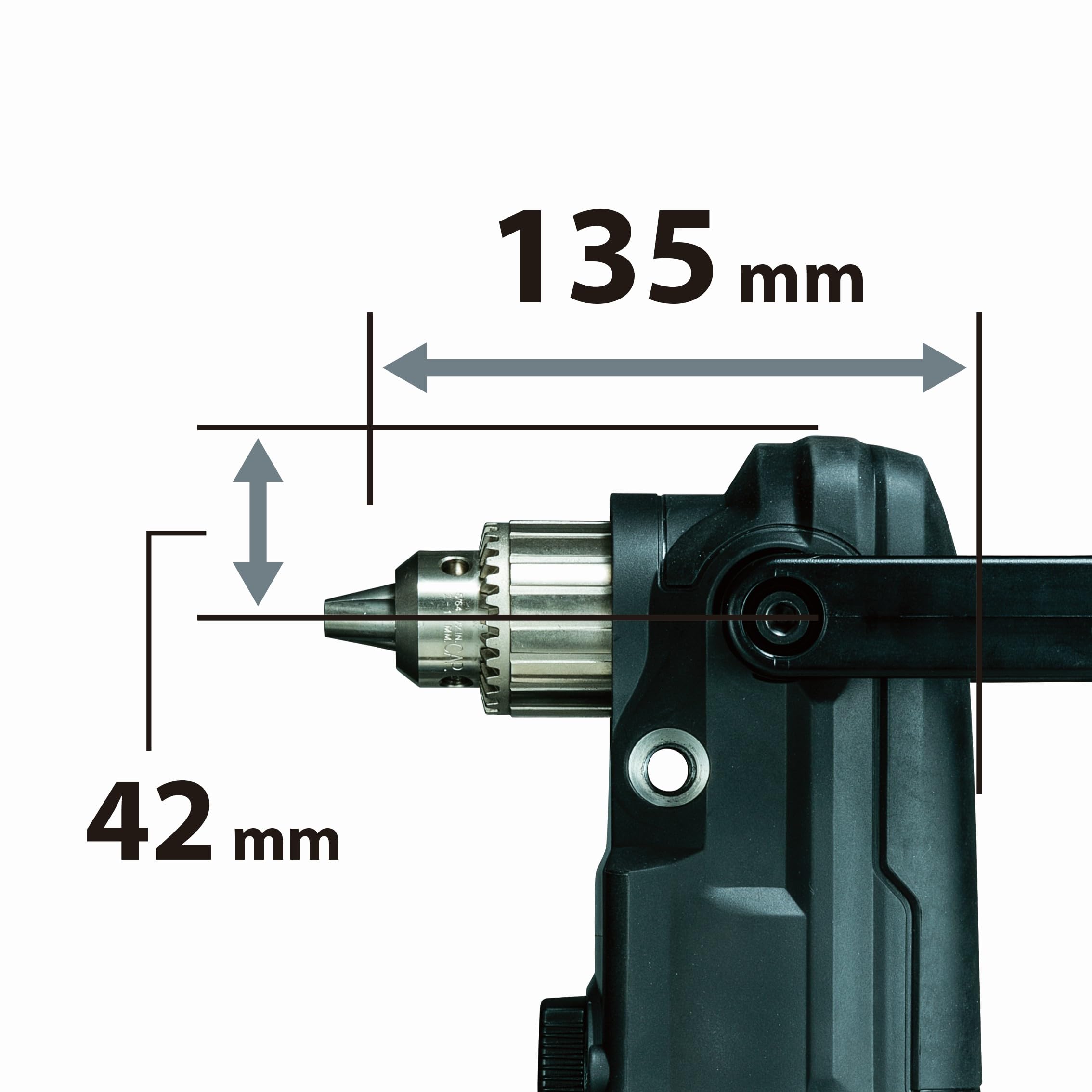 Makita DA001GZ Akku-Winkelbohrmaschine 40V max. (ohne Akku, ohne Ladegerät)