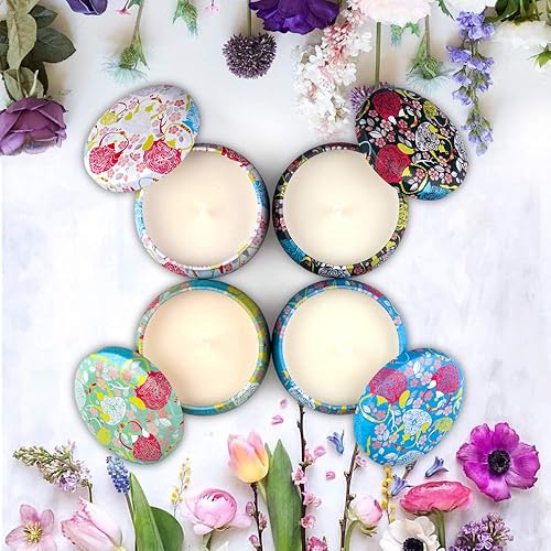 Miniatura 4 de Juego de regalo de velas perfumadas velas de aromaterapia de larga duración de 120 horas velas de soja juego de regalo de velas para baño paquete de