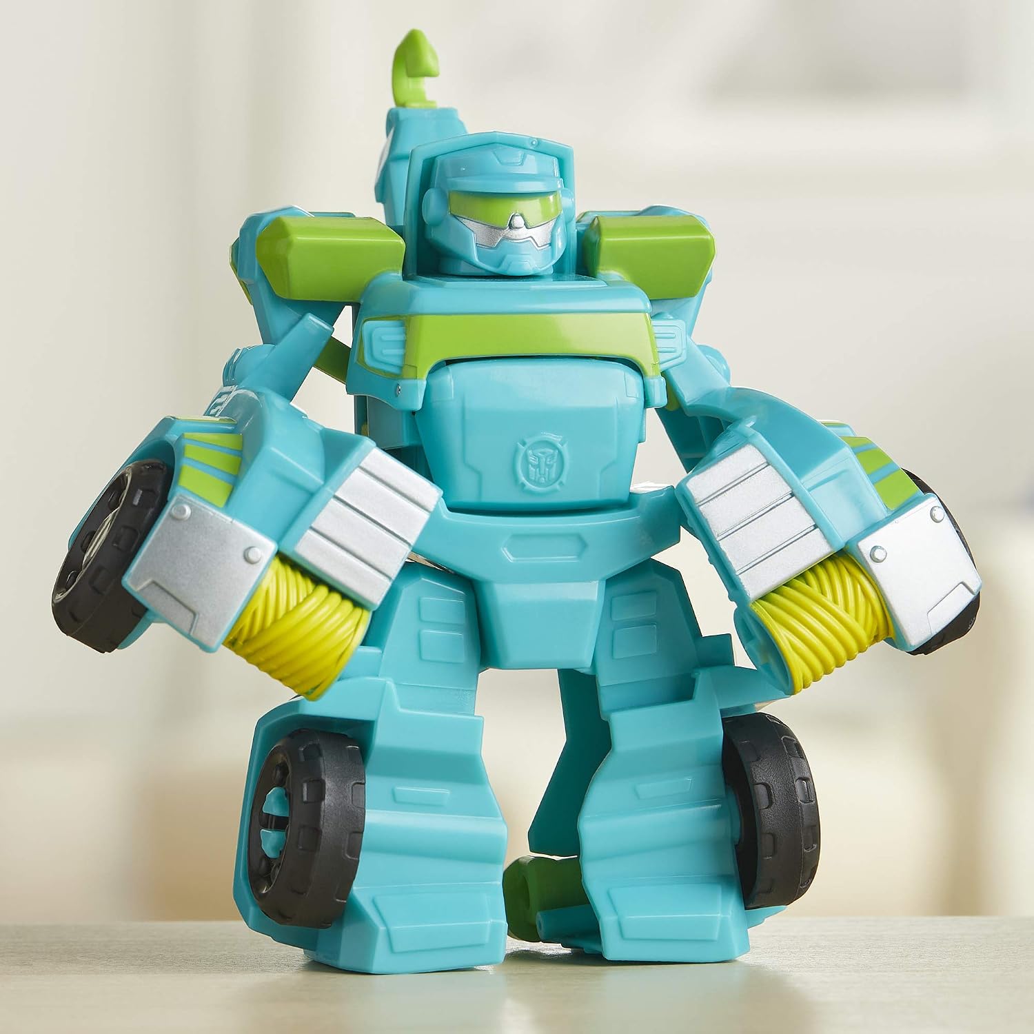 Transformers Playskool Heroes Rescue Bots Academy Command Center Hoist -- Converting Action Figure Toy with Trailer and Light-Up Accessory
