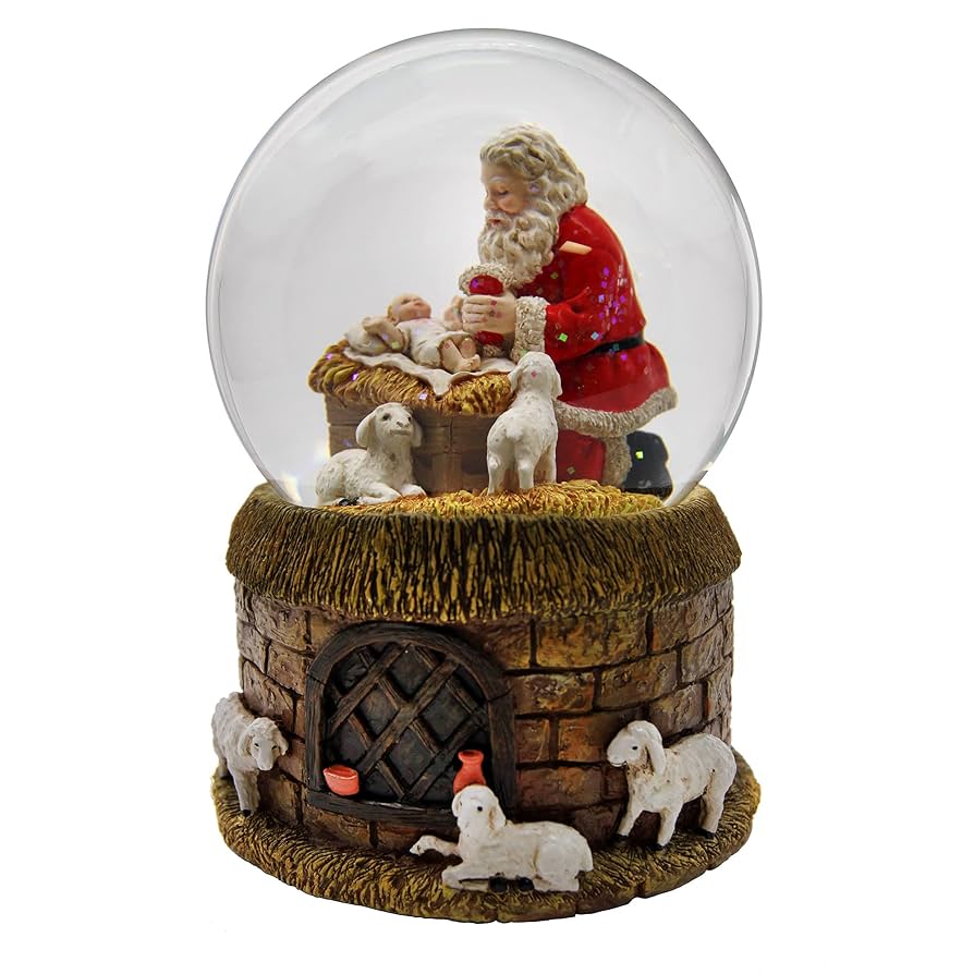 Amazon.com: The San Francisco Music Box Company Santa and