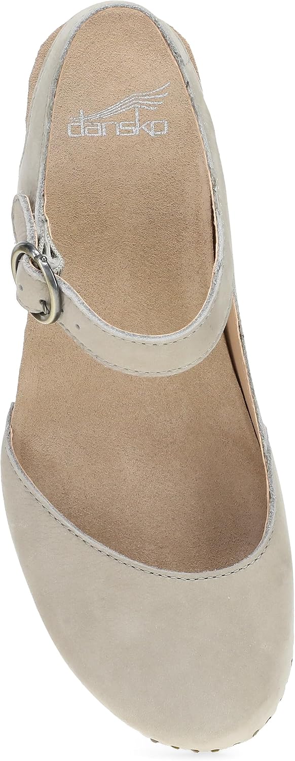 Dansko Taytum Closed-Toe Assymetrical Sandal for Women - Quality Leathers Treated with Scotchgard for Stain Resistance - Cushioned, Contoured Footbed for All-Day Comfort