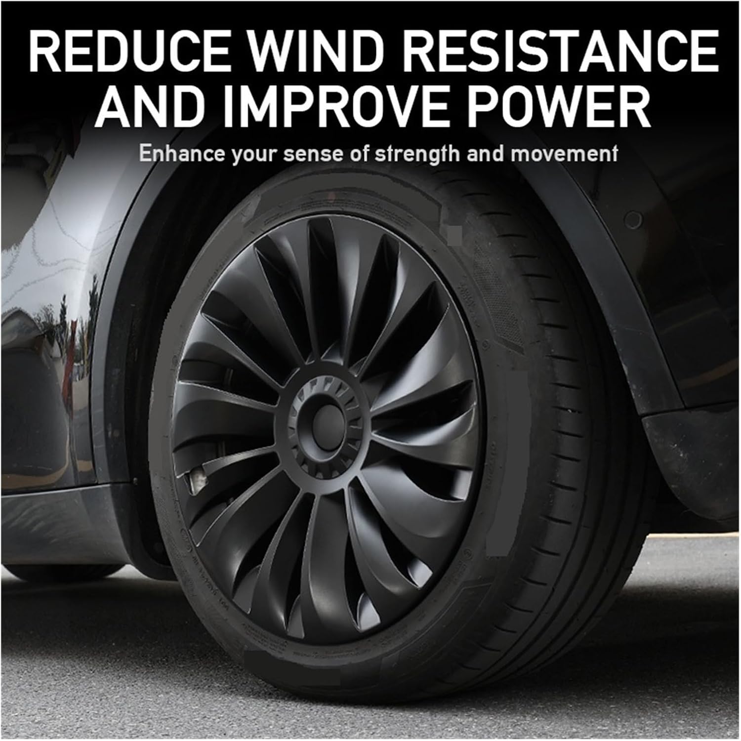 19 インチモデル 3 2020 交換用ホイールキャップ 4 個ハブキャップ