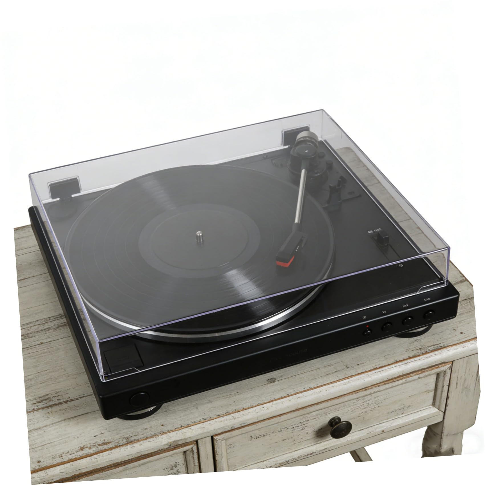Coperchio antipolvere rettangolare in acrilico trasparente per, protezione affidabile per stereo component in audio domestici 16,2x13,2x2,4 pollici