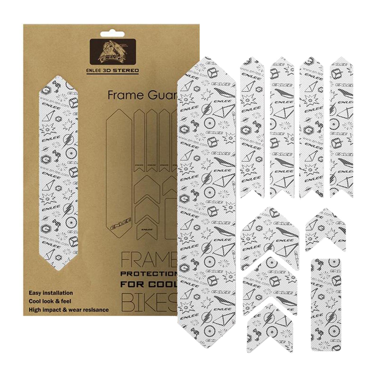Bike Frame Protector Guard MTB Road Bicycle Sticker Decorative Tape Graffiti