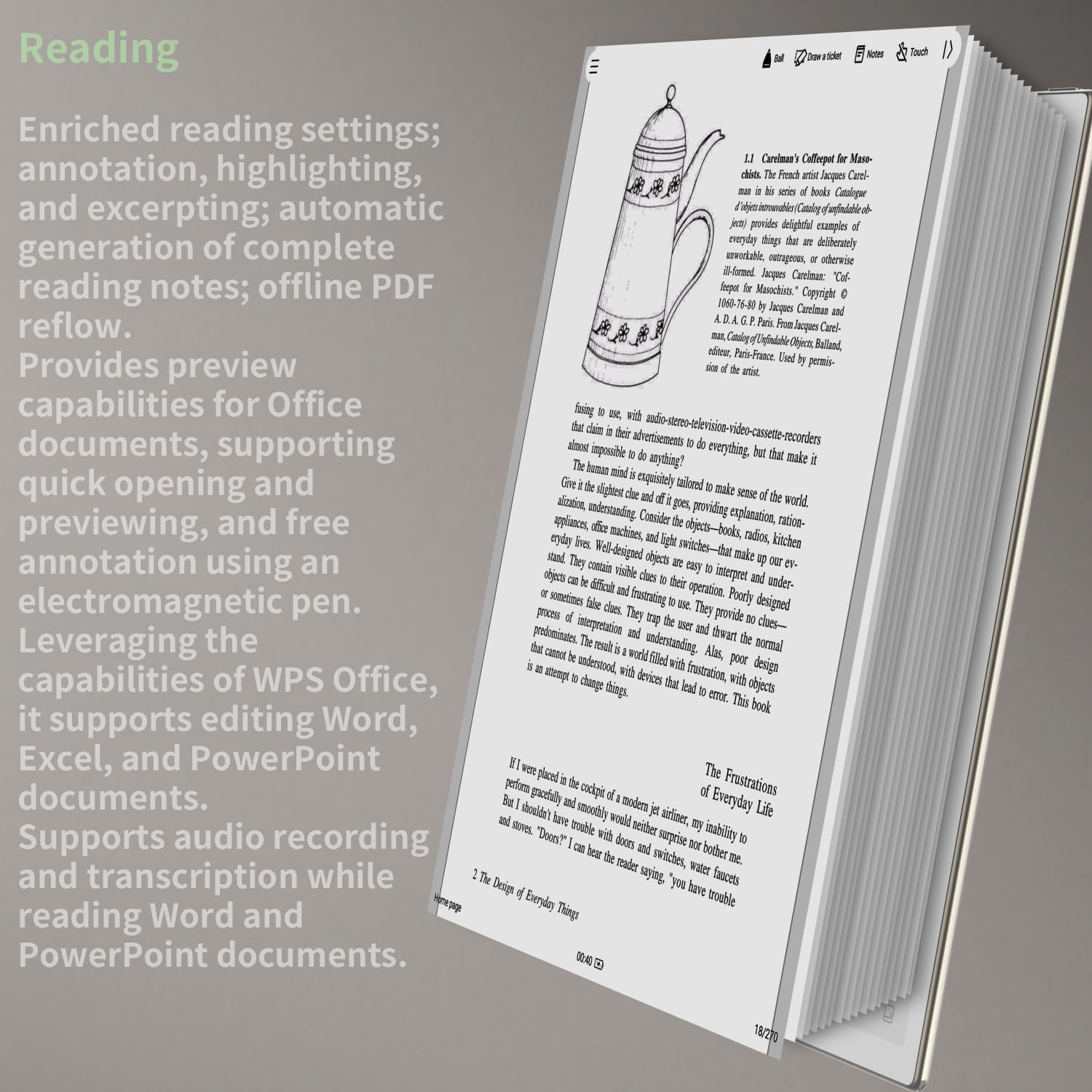 iFLYTEK AINOTE 2 Smart E-Ink Tablet 10,7" Transcription IA Traduction Résumé Réunions Latence < 20 ms Batterie 7 jours