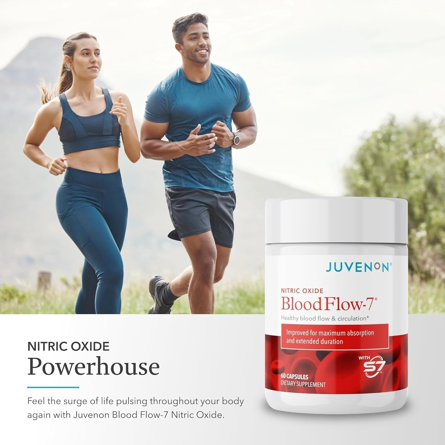 Juvenon Maximum Male BloodFlow-7 Nitric Oxide Supplement with Nitrosigine + Alpha Gold Male — Amazon image 4