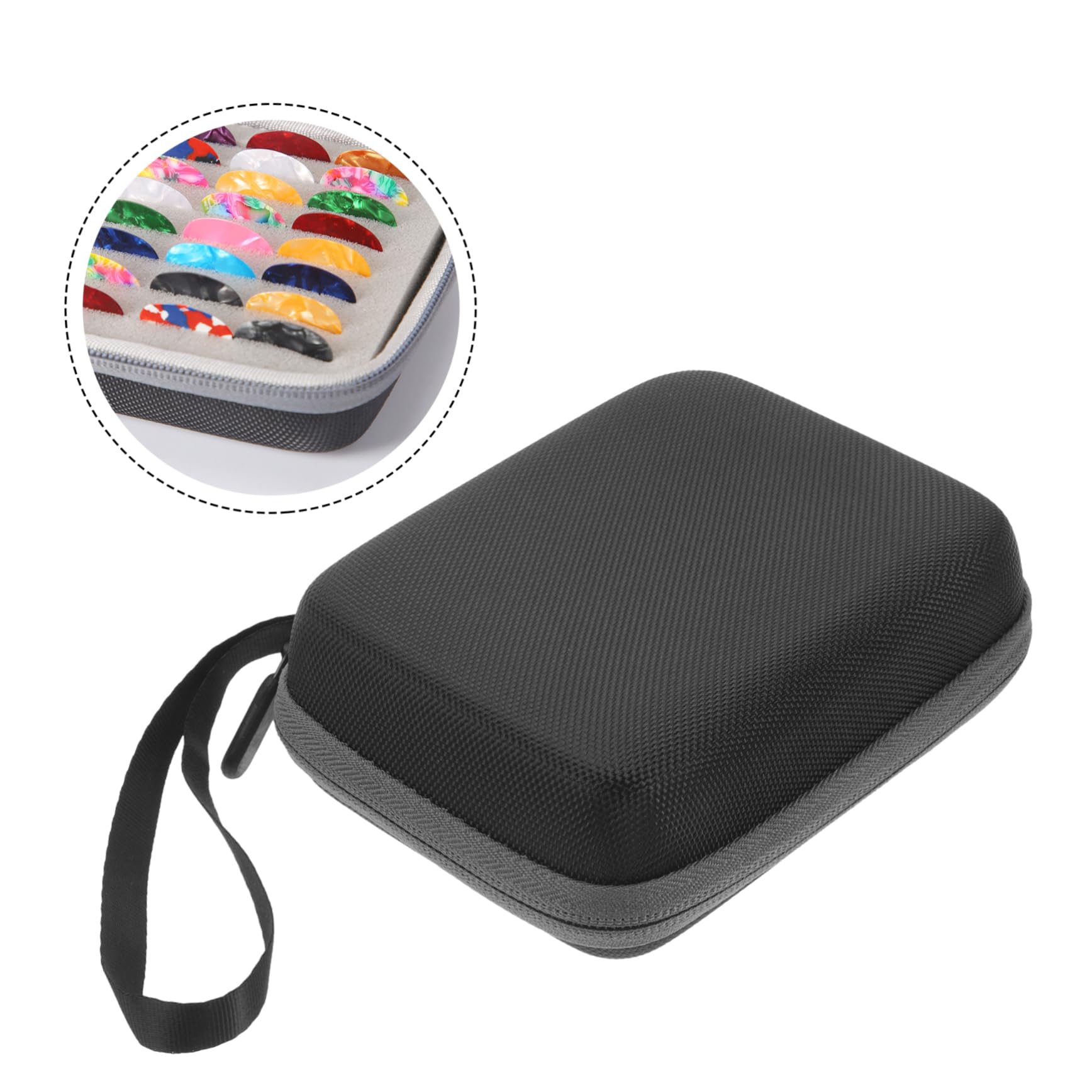 Toyvian 5szt Torba Do Przechowywania Akcesoriów Gitarowych Kostka Do Gitary Etui Na Kostki Gitary Basowej Pokrowiec Na Gitarę Akustyczną Nylon Gitara Nawias Podróż