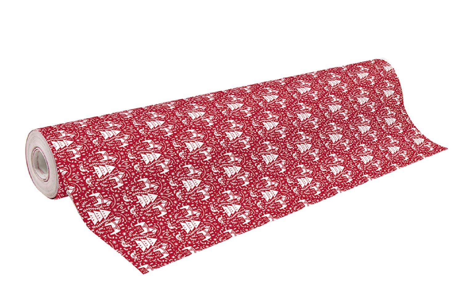 Clairefontaine Christmas Alliance - Papel de regalo, 50 x 0,70 m, diseño navideño, color rojo