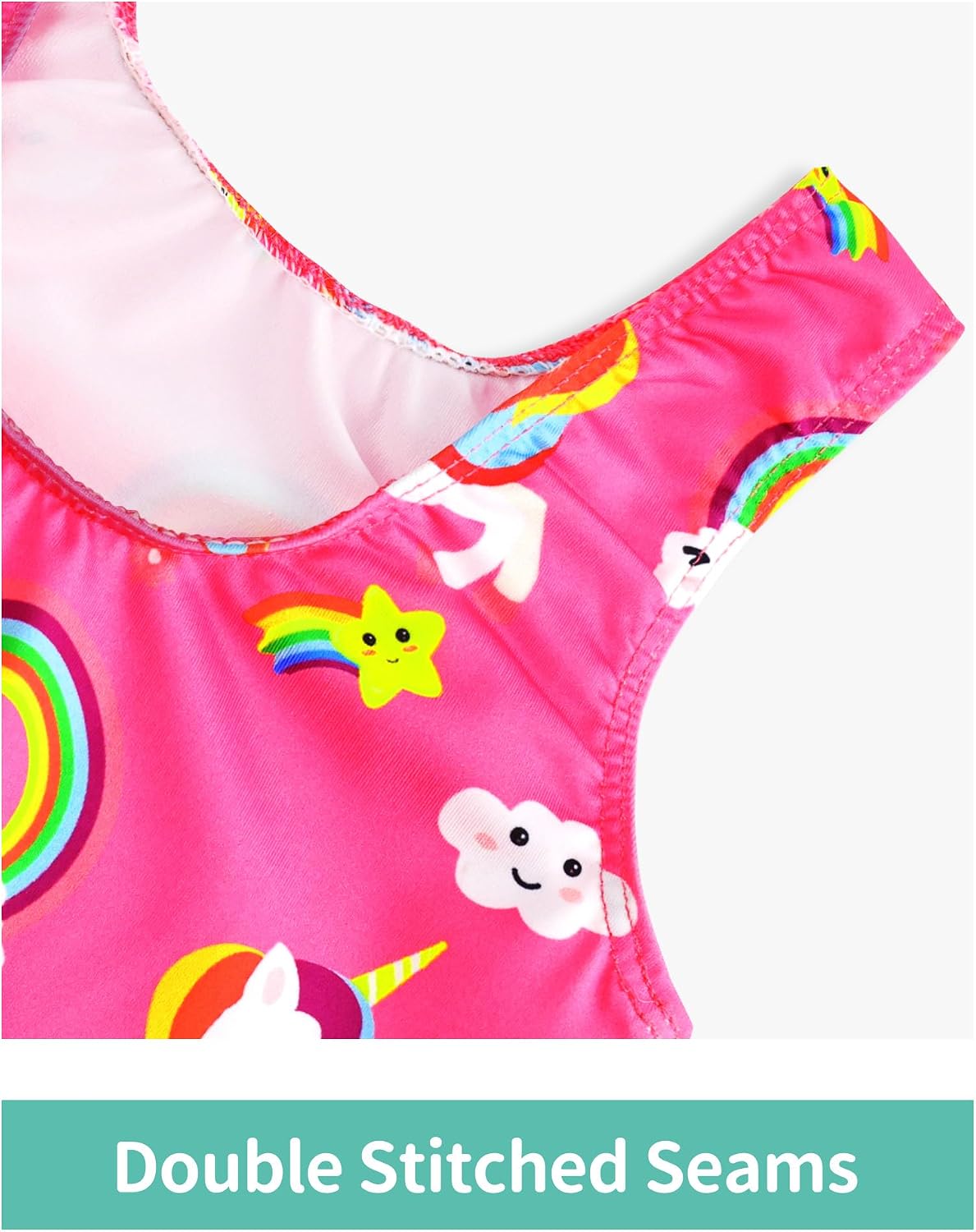 Nymphperi Gymnastics Leotards for Girls Sparkly 2 Pack Tumbling Biketards image 4
